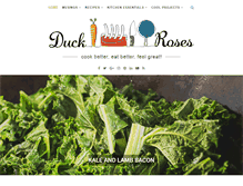 Tablet Screenshot of duckandroses.com